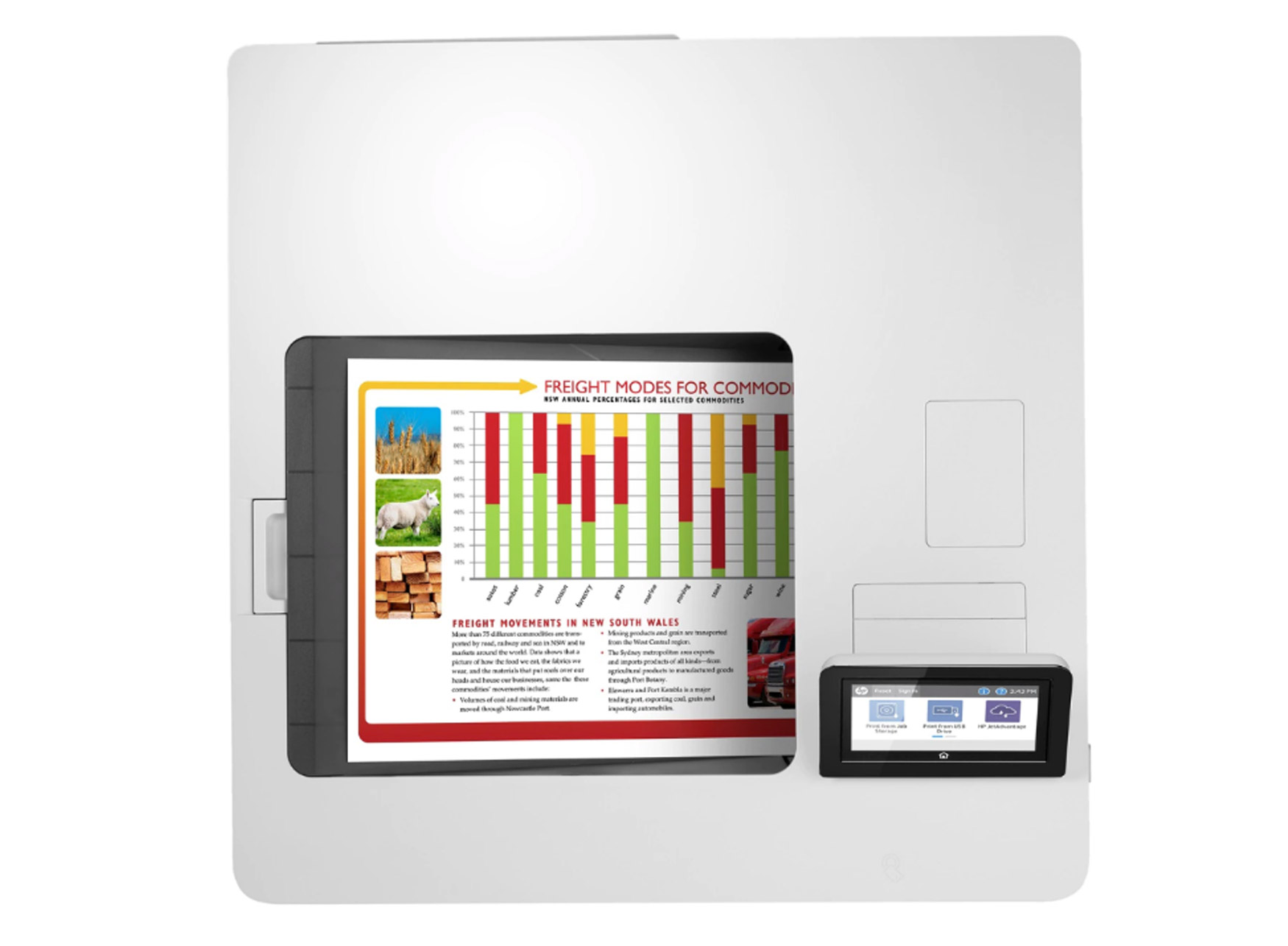 پرينتر ليزری رنگی تک‌کاره اچ پی M555dn